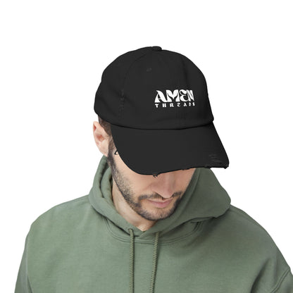 AMEN THREADS UNISEX DISTRESSED HAT
